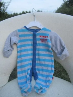 Chlapecký šedomodrý overal vel. 56 - UK