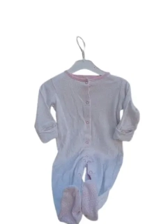 Dívčí bílý overal se světlými malými puntíky vel. 68 - Next