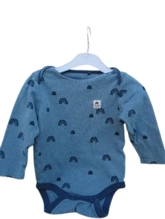 Chlapecké modré body s dlouhým rukávem vel. 80 - Next