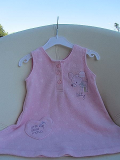 Baby - Fleecové šaty vel. 68