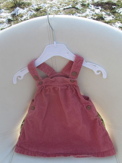 M&S - Manžestrová sukně s laclem vel. 68
