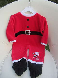 UK - Vánoční overal fleece vel. 62-68